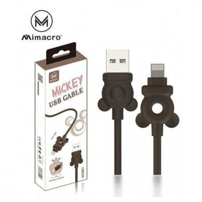 Apple Cable Lightning - Mimacro Mickey 2A Marrón - Barato 