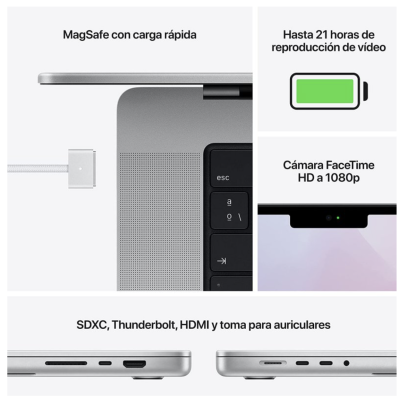 MacBook Pro 16" M1 Pro 16GB 2021 Reacondicionado | Macniacos